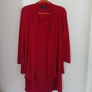 R&MRichards casual red dress.